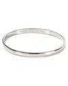 Kate Spade Idiom Find The Silver Lining Hinged Bangle In Silver