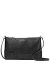 Kate Spade New York Flash Glitter Crossbody In Black