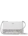 Kate Spade New York Flash Glitter Crossbody In Gray