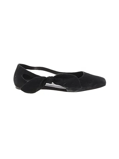 Pre-owned Kate Spade New York Flats In Black