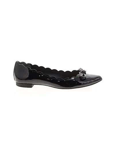 Pre-owned Kate Spade New York Flats In Black