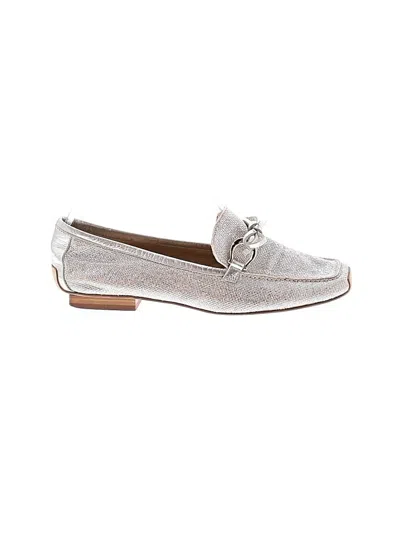 Pre-owned Kate Spade New York Flats In Silver