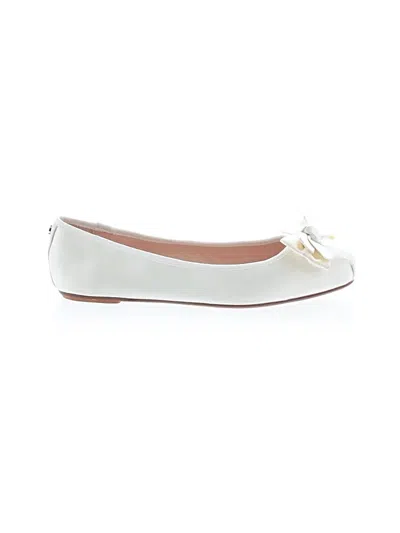 Pre-owned Kate Spade New York Flats In White