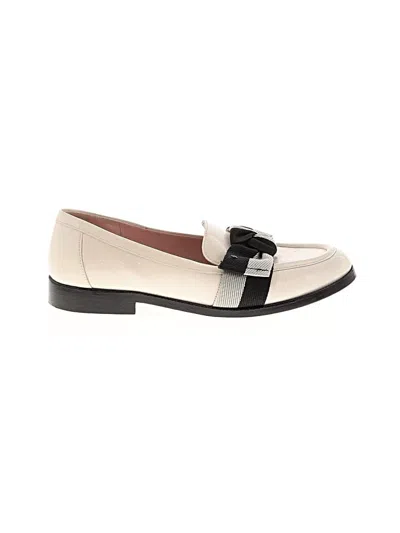 Pre-owned Kate Spade New York Flats In White