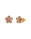Kate Spade New York Fleurette Stud Earrings In Pink/gold