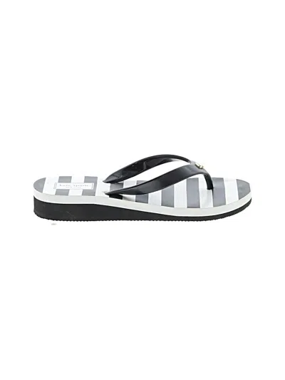 Pre-owned Kate Spade New York Flip Flops In Gray