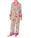 Kate Spade New York Floral Print Pajama Set In Butterfly Meadow