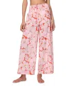Kate Spade New York Floral Wide Leg Cover Up Pants In Goji Berry