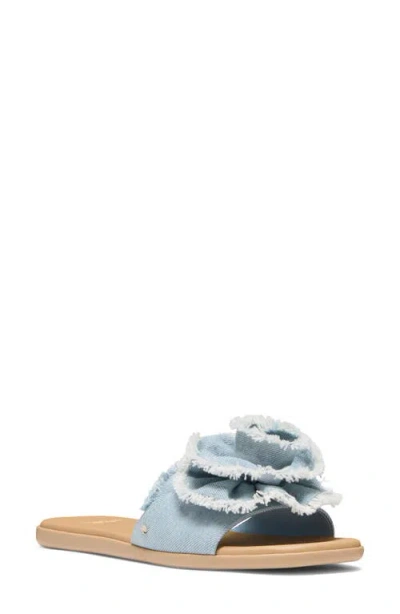 Kate Spade New York Flourish Denim Slide Sandal