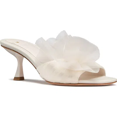 Kate Spade New York Flourish Flower Accent Sandal In White