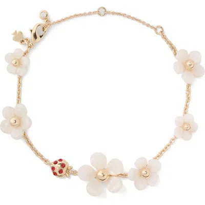 Kate Spade Gold-tone Summer Daze Flower Scatter Bracelet