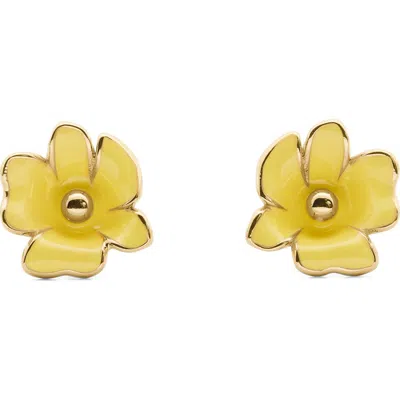 Kate Spade New York Flower Stud Earrings In Gold