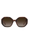 Kate Spade New York Flynnie 54mm Geometric Sunglasses