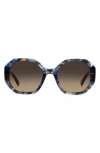 Kate Spade New York Flynnie 54mm Geometric Sunglasses
