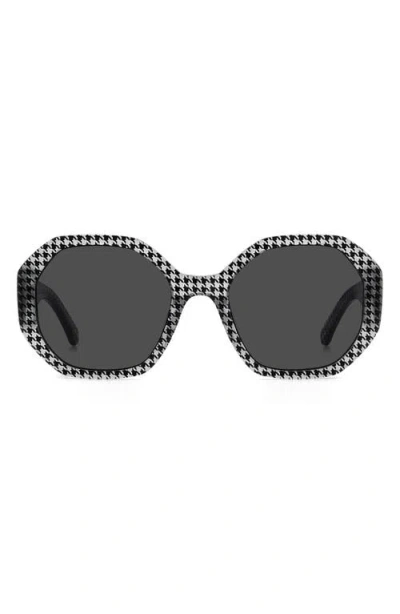 Kate Spade New York Flynnie 54mm Geometric Sunglasses In Gray