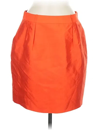 Pre-owned Kate Spade New York Formal Skirt In Orange
