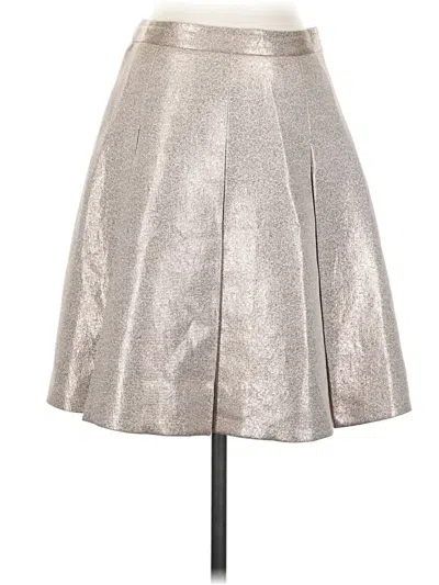 Pre-owned Kate Spade New York Formal Skirt In Silver