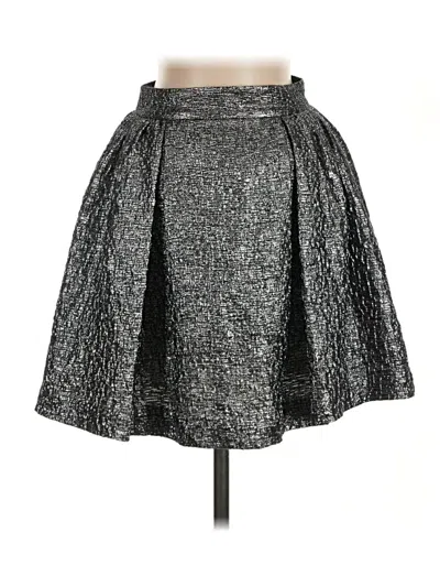 Pre-owned Kate Spade New York Formal Skirt In Silver