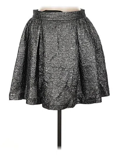 Pre-owned Kate Spade New York Formal Skirt In Silver
