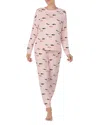Kate Spade New York French Terry Jogger Pajama Set In Pink
