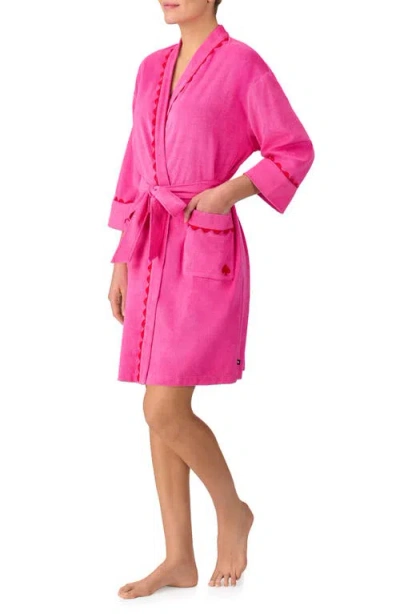 KATE SPADE KATE SPADE NEW YORK FRENCH TERRY SHORT ROBE