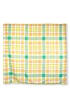 Kate Spade New York Garden Plaid Picnic Blanket In Yellow