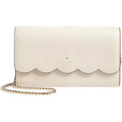 Kate Spade New York Gemma Wallet On A Chain Shoulder Bag In Parchment