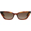 Kate Spade New York Genell 52mm Gradient Cat Eye Sunglasses In Brown