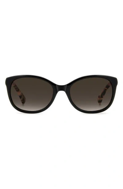 Kate Spade New York Geneva 53mm Oval Sunglasses In Multi