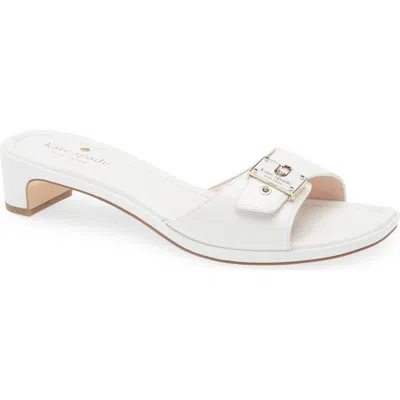 Kate Spade New York Genoa Slide Sandal In Optic White