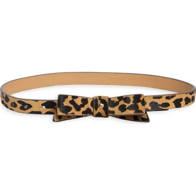 Kate Spade New York Genuine Calf Hair Bow Belt