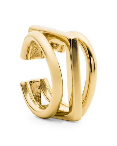 Kate Spade New York Geo Pop Ear Cuffs In Gold