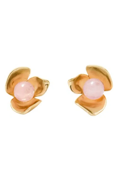 Kate Spade New York Gilded Garden Stud Earrings In Gold