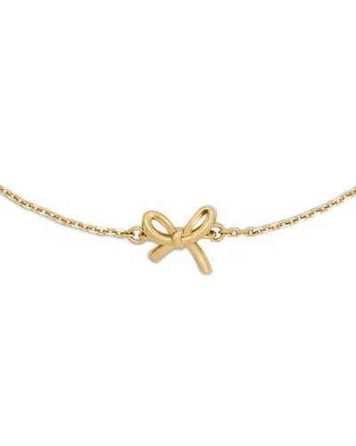 Kate Spade New York Girlie Pearlie Mini Bow Bracelet In Gray