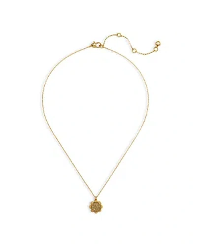 Kate Spade New York Glam Gems Pendant Necklace, 16 In Gold