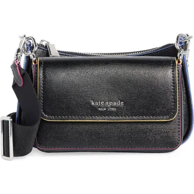 Kate Spade New York Glitter Edge Saffiano Leather Bag In Multi