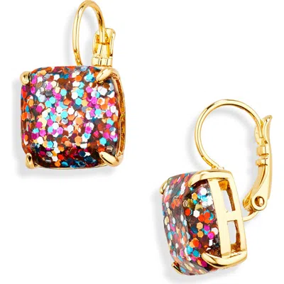 Kate Spade New York Glitter Small Square Lever-back Earrings