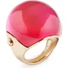Kate Spade New York Glow Up Resin Statement Ring In Pink
