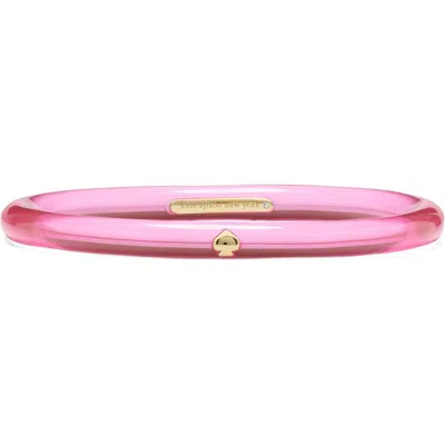 Kate Spade New York Glow Up Thin Bangle Bracelet In Pink