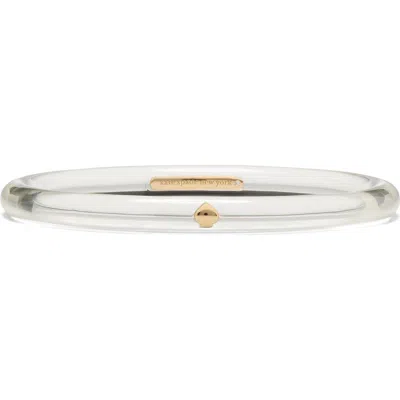 Kate Spade New York Glow Up Thin Bangle Bracelet In Silver