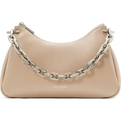 Kate Spade New York Grace Chain Leather Shoulder Bag In Timeless Taupe