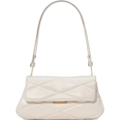 Kate Spade New York Grace Diamond Quilted Leather Shoulder Bag In Cream