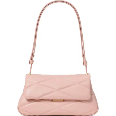 Kate Spade New York Grace Diamond Quilted Leather Shoulder Bag In Rose Smoke