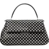 Kate Spade New York Grace Dot Fine Leather Top Handle Bag In Black Multi.