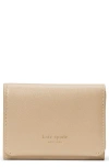 Kate Spade New York Grace Leather Card Case In Brown