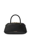 Kate Spade New York Mini Grace Fine Grain Leather Top Handle Bag In Black