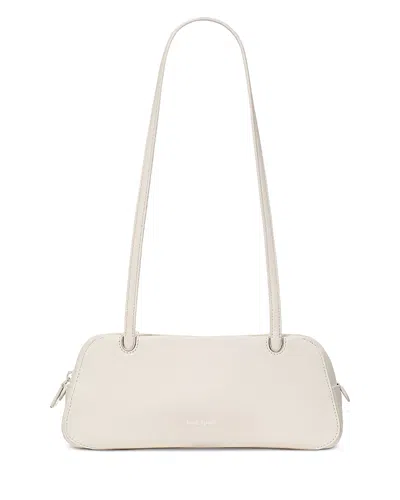 Kate Spade New York Grace Fine Grain Leather Shoulder Bag In Cream