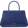 Kate Spade New York Grace Smooth Leather Satchel In Deep Lake