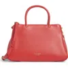 Kate Spade New York Grace Smooth Leather Satchel In Red