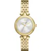 Kate Spade Women's Gracie Round Three-hand Gold-tone Stainless Steel Watch, 32mm In Gold